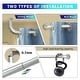 preview thumbnail 36 of 98, Energy-saving Wraparound Adjustable French Blackout Curtain Rod Set