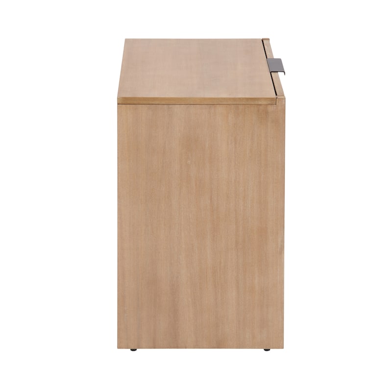 Kate and Laurel Mezzeta Wood Side Table