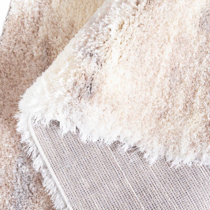 SAFAVIEH Cloud Shag Sadiye Modern Abstract 2-inch Thick Rug