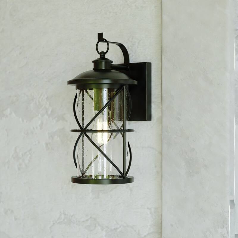 James Allan VXWS15959 Oculus 12" Tall Outdoor Wall Sconce with Seedy