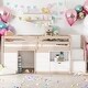preview thumbnail 23 of 31, Twin Multiple Functional Loft Bed,Solid Wood Twin Size Low Loft Bed With Stair, Drawer, and Shelf,Twin Low Loft Bed Cream+White