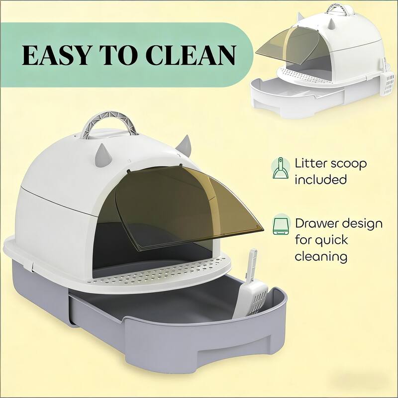 Easy to Clean Cat Litter Box