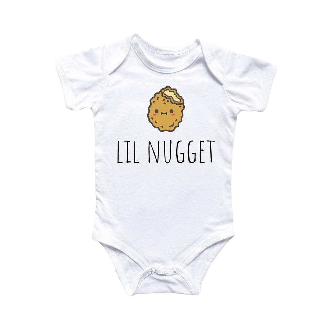 Little Chicken Nugget Sauce - Baby Boy Girl Clothes Infant Bodysuit Funny Cute Newborn