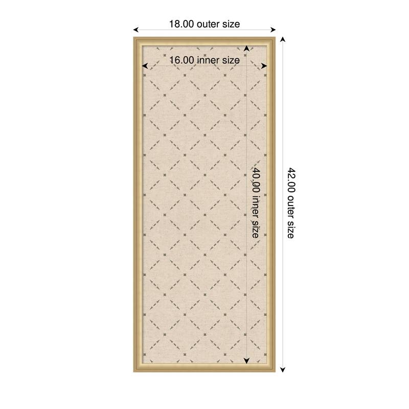 Kate and Laurel Pinboard Green Lattice Print