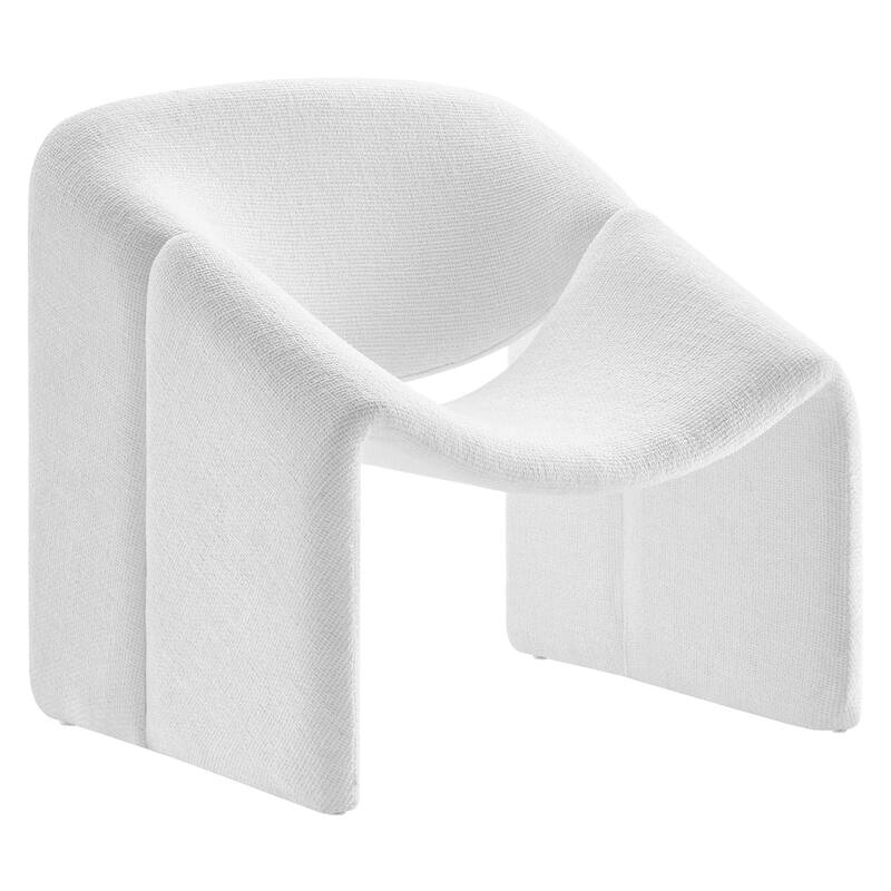 Vivi Chenille Upholstered Accent Chair - Frost