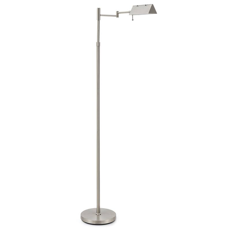 56" Dimmable LED Task Floor Lamp with Adjustable Height Swing Arms 3 Color Temperatures