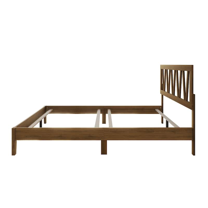 Clayfell Gadsden Solid Wood Panel Bed