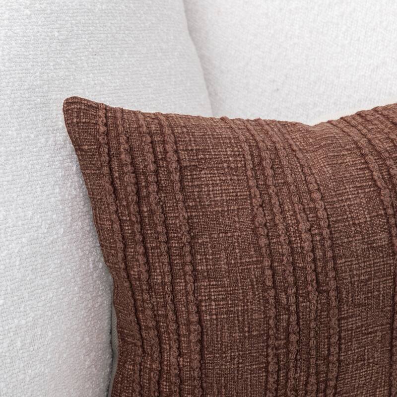 Villa by Classic Home Hannah 100% Cotton 22" Throw Pillow