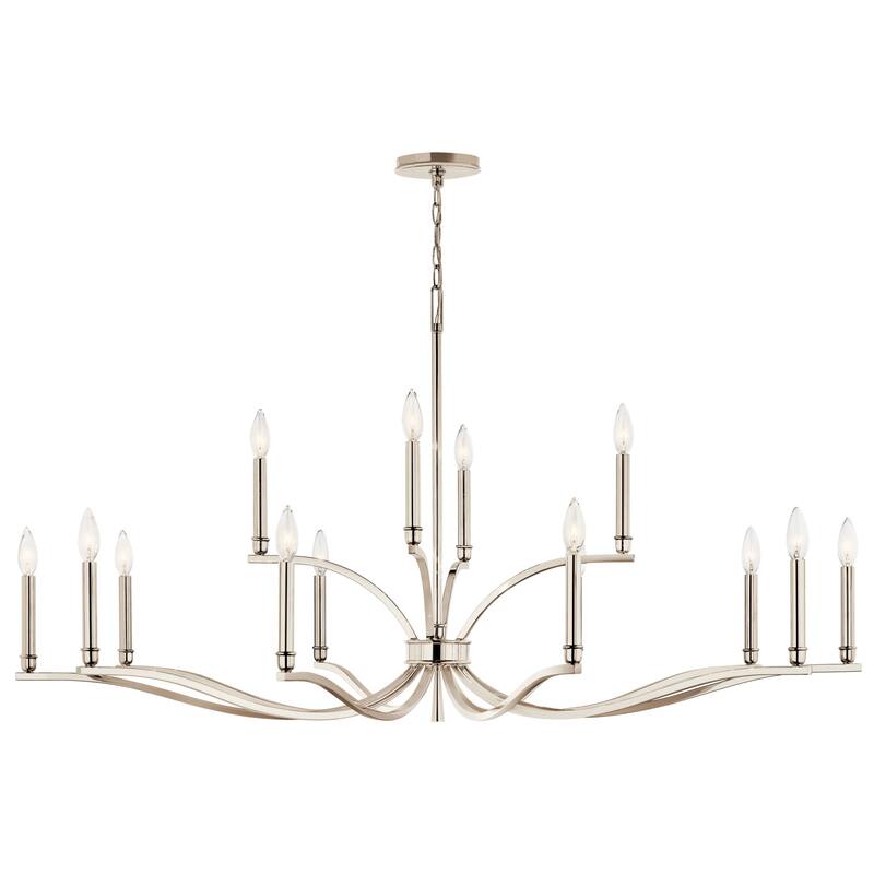 Kichler 52698 Malene 14 Light 53" Wide Taper Candle Style Chandelier