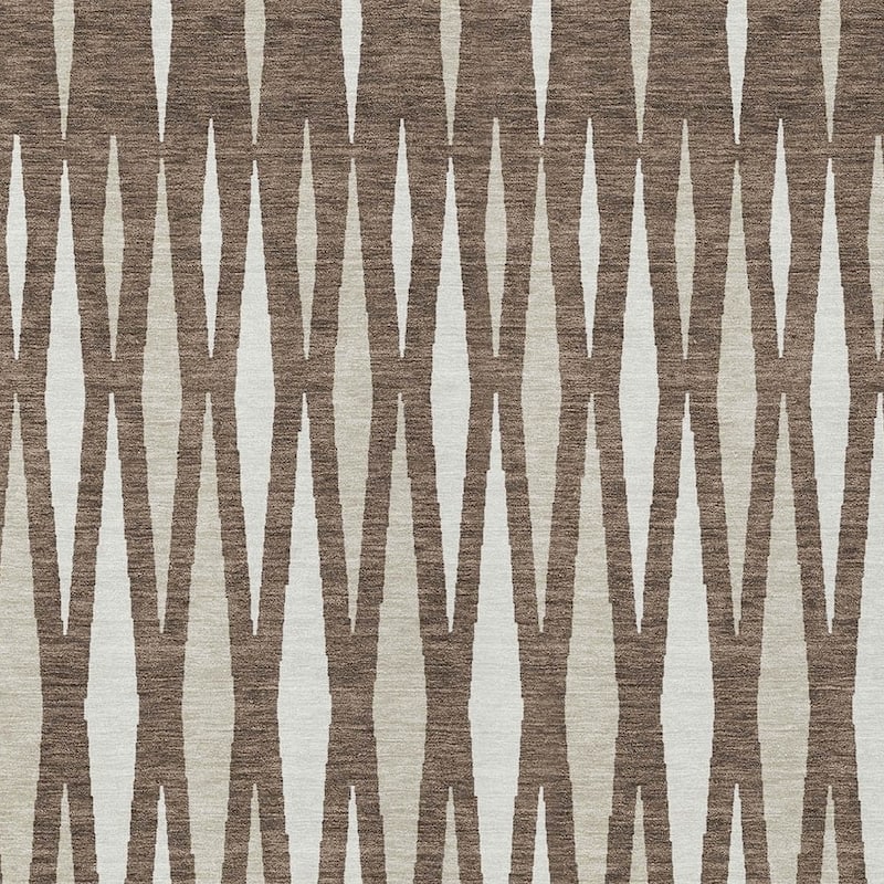 HomeRoots Geometric Transitional Rectangle Outdoor Rug