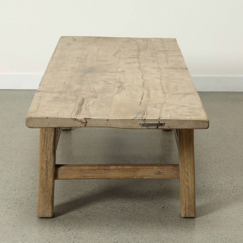 Artissance Vintage Coffee Table Approx 60" Long 24 Inches Wide Weathered Natural Warm Wood Tone (finishing and size vary)