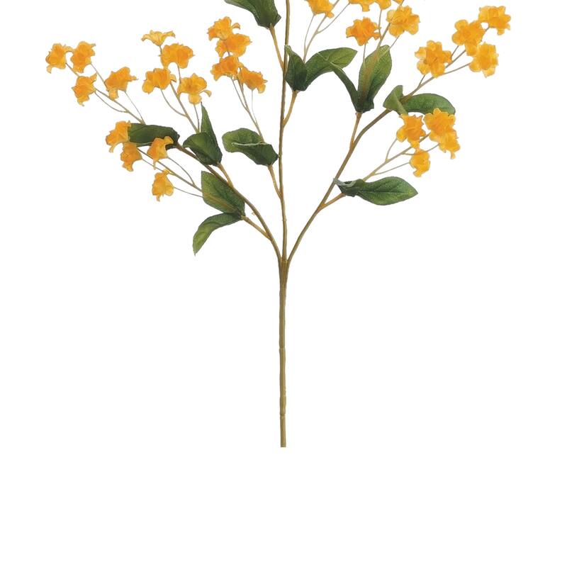 Double Baby's Breath Artificial Spray - 19" - Gold