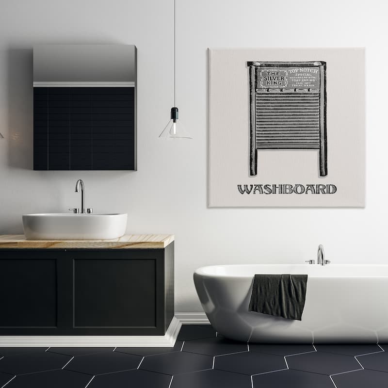 Stupell Timeless Antique Washboard Canvas Wall Art Design By Val Rhodes
