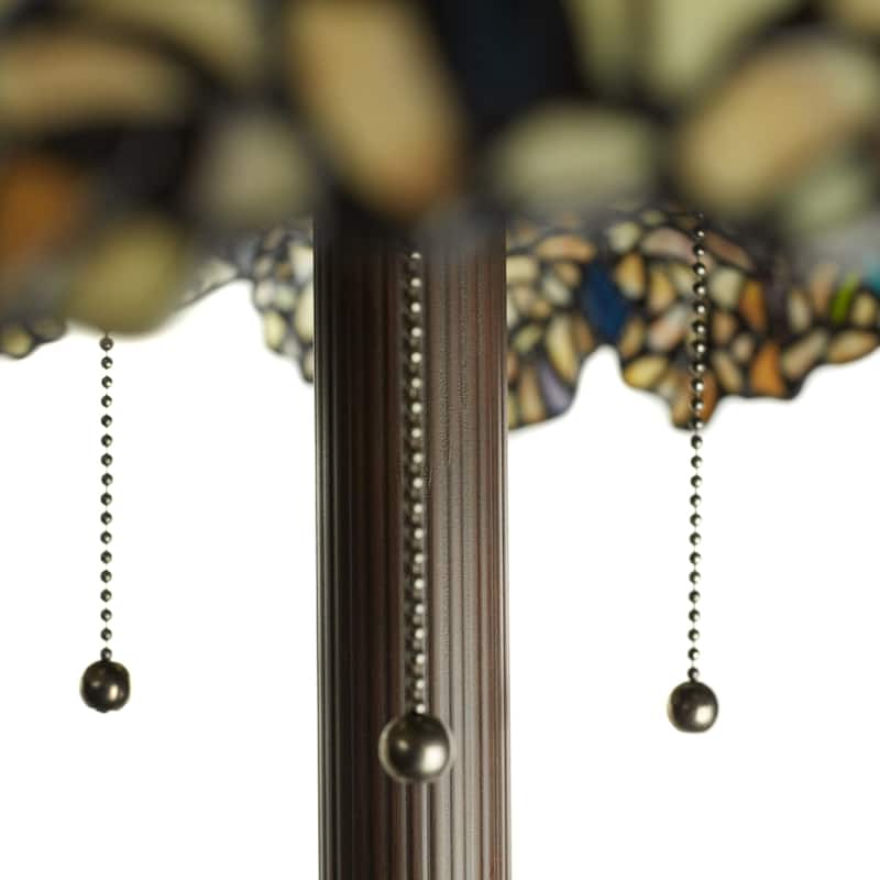 Calliope River of Goods Tiffany-Style Laburnum Stained Glass 65-Inch Floor Lamp - 22" x 22" x 65"
