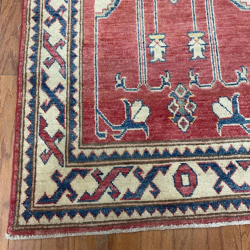 HERAT ORIENTAL Hand-knotted Kazak Wool Rug (2'10 x 9') - 2'10" x 9'