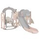 preview thumbnail 11 of 24, Toddler Slide and Swing Set 8 in 1 Pink+Grey