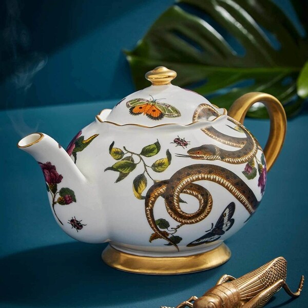 Spode Creatures of Curiosity 3-Piece Set - Teapot, Sugar, Creamer