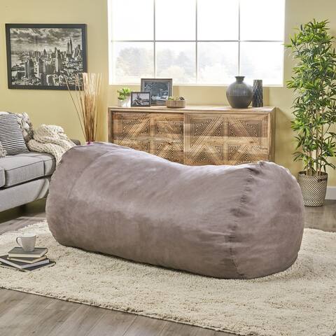 Baron 8-foot Suede Bean Bag Replacement Cover (Cover Only) by Christopher Knight Home