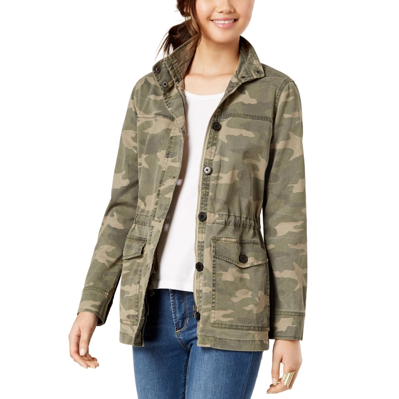 olive cargo jacket womens