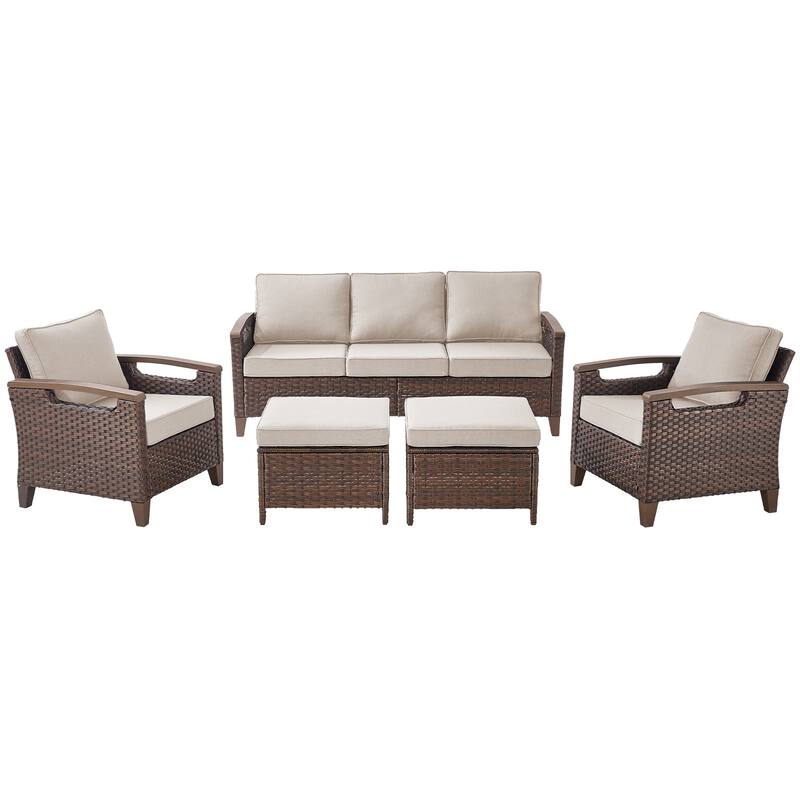 Pocassy Outdoor Club Chair with Cushion Set