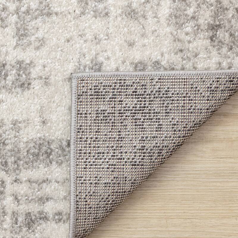 Ellis Collection - Geometric Modern Grey Black Area Rug