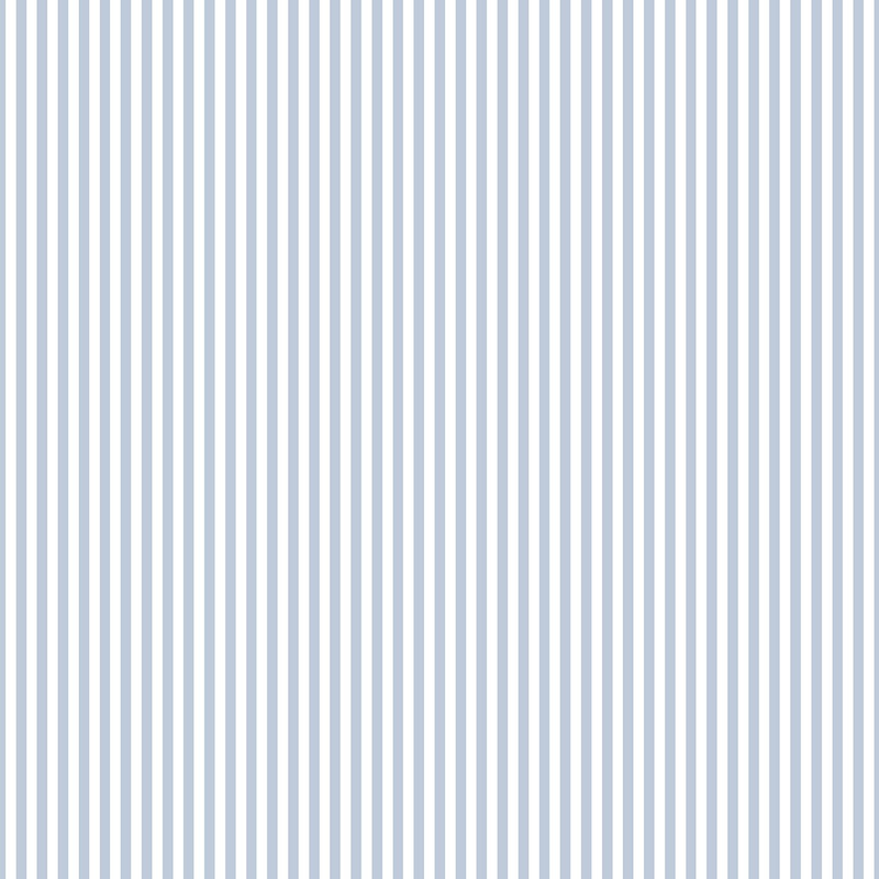 Galerie Wallcoverings Little Explorers 2 Small Stripe Non-woven Matte Wallpaper Roll - 33 feet x 21 inches - Blue
