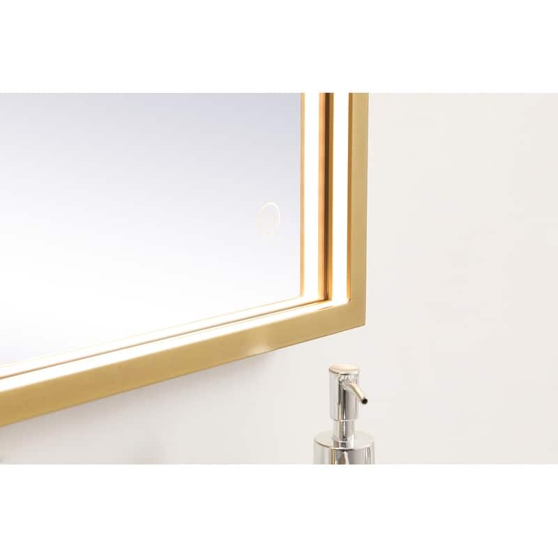 Indigo Home 18x30 inch LED mirror with adjustable color temperature