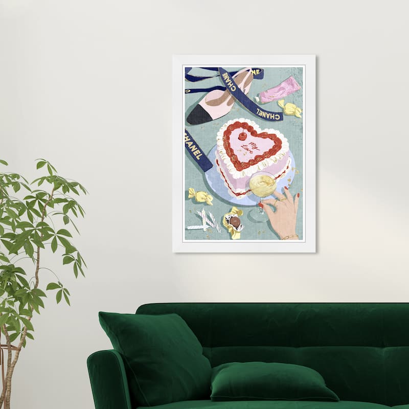 Wynwood Studio Celebration Essentials Framed Trendy Fashion Kitchen Art Prints