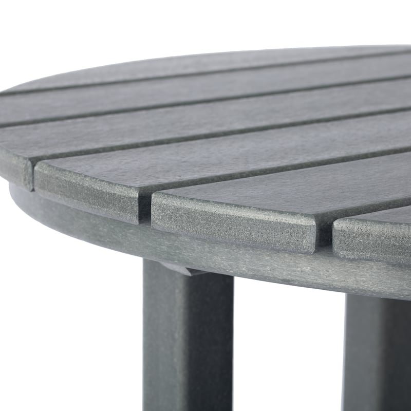 Laguna Hdpe All Weather Outdoor Patio 24" Round Counter Bistro Table