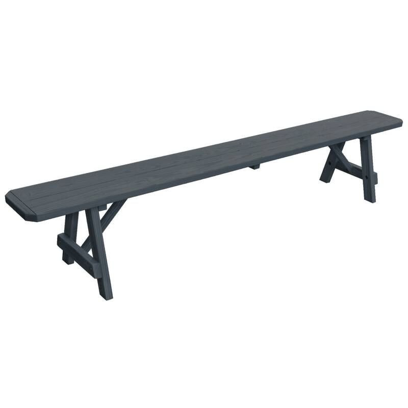 Pine 8' Traditional Bench
