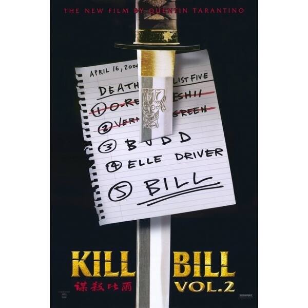 Kill Bill Vol 2 Movie Poster Print (27 X 40) Item Movgf8402 - Bed Bath ...