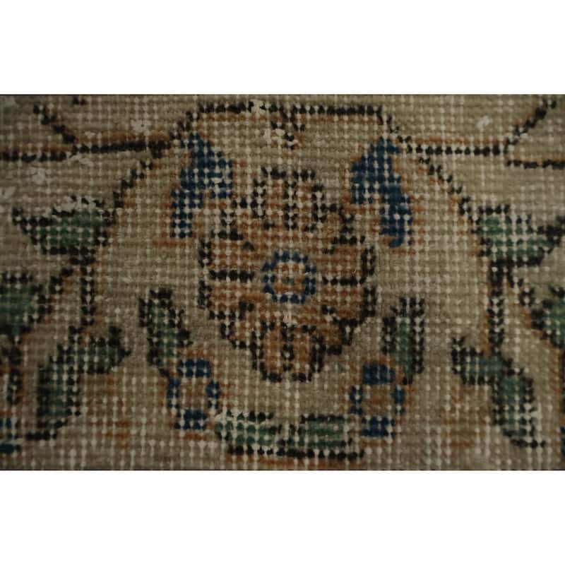 Hand Knotted Oriental 100% Wool Carpet Transitional Floral Oranges & Rust Anatolian Area Rug - 6' 10'' X 3' 8''