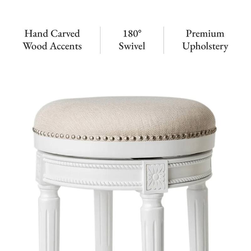 Maven Lane Pullman Backless Swivel Kitchen Stool