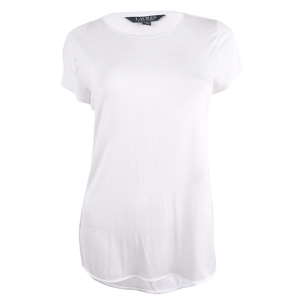 womens white ralph lauren t shirt