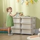 preview thumbnail 16 of 24, 3 Tier Kids Storage Unit, 6 Drawer Chest Toy Organizer Plastic Bins for Kids Bedroom Nursery Kindergarten Living Room