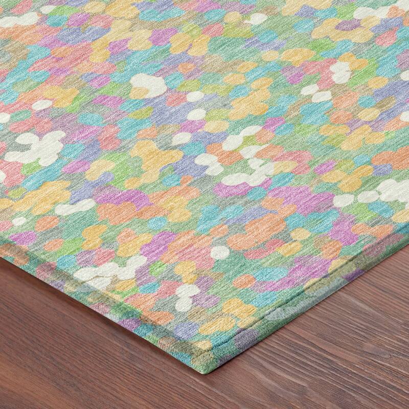 Machine Washable Indoor/ Outdoor Contemporary Halia Chantille Rug