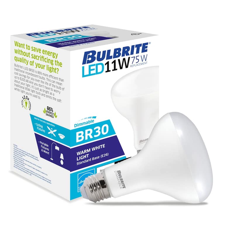 Bulbrite Multi Pack Dimmable Aluminum Finish Medium (E26) LED Bulb