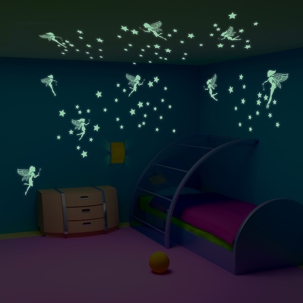 Walplus Fairy Twinkle Stars Children Kids Wall Sticker Nursery