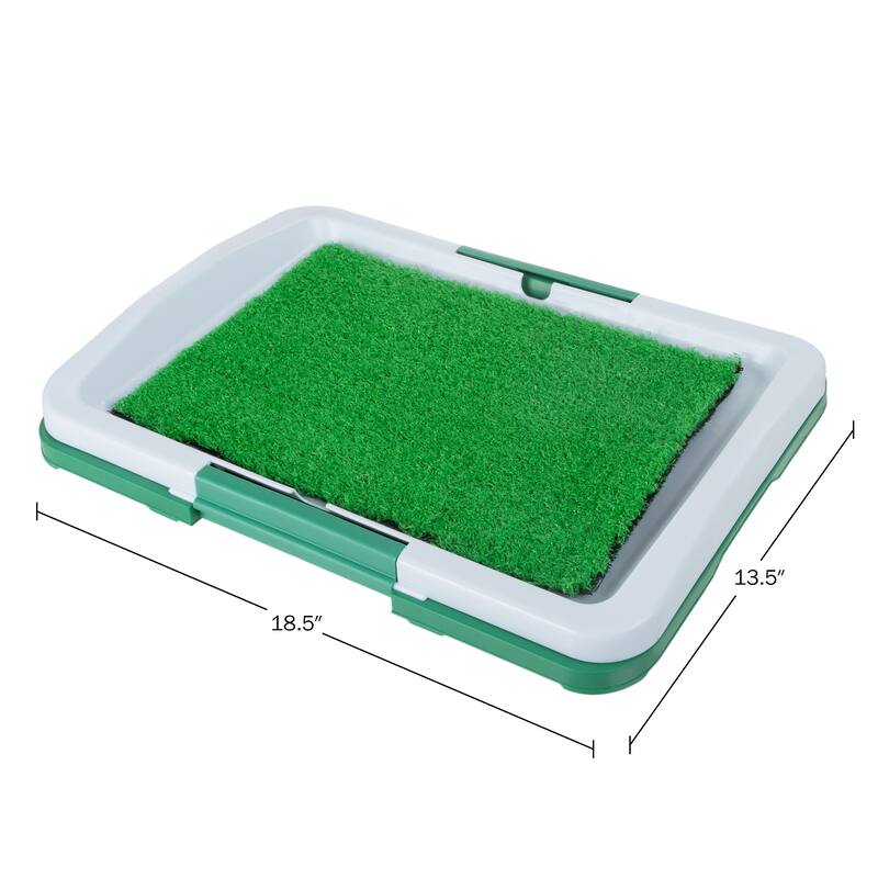 PETMAKER Artificial Grass Pee Pad Set for Dogs - Potty Training for Pets