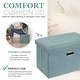 preview thumbnail 4 of 10, Ottoman Storage Ottoman Footrest Stool Small Ottoman with Storage Foldable Ottoman Foot Rest Footstool Bench