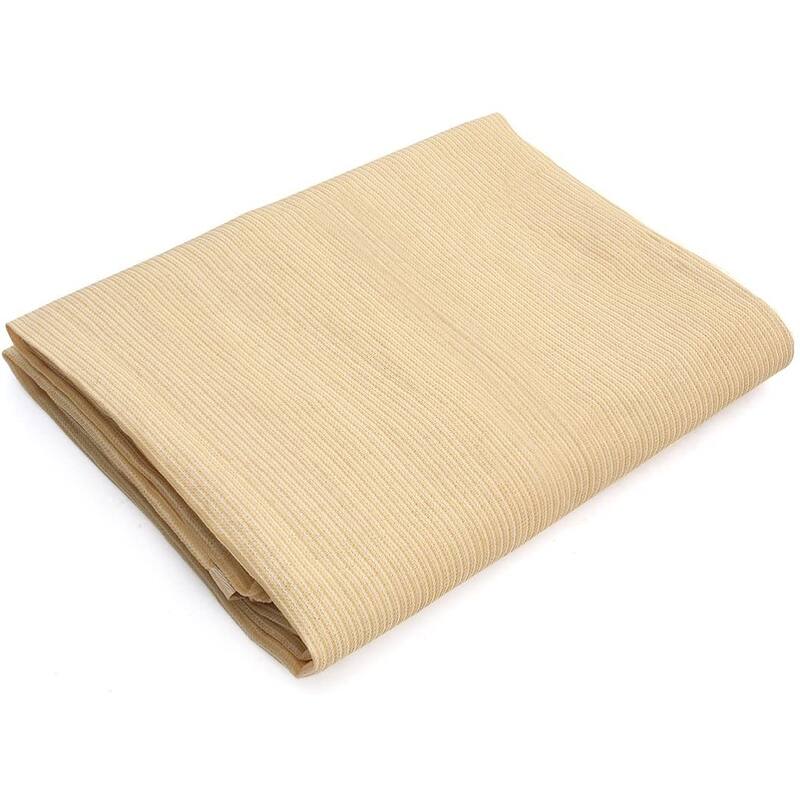 Agfabric 90% Sunscreen Shade Cloth with Grommets (12 Bungee Balls)