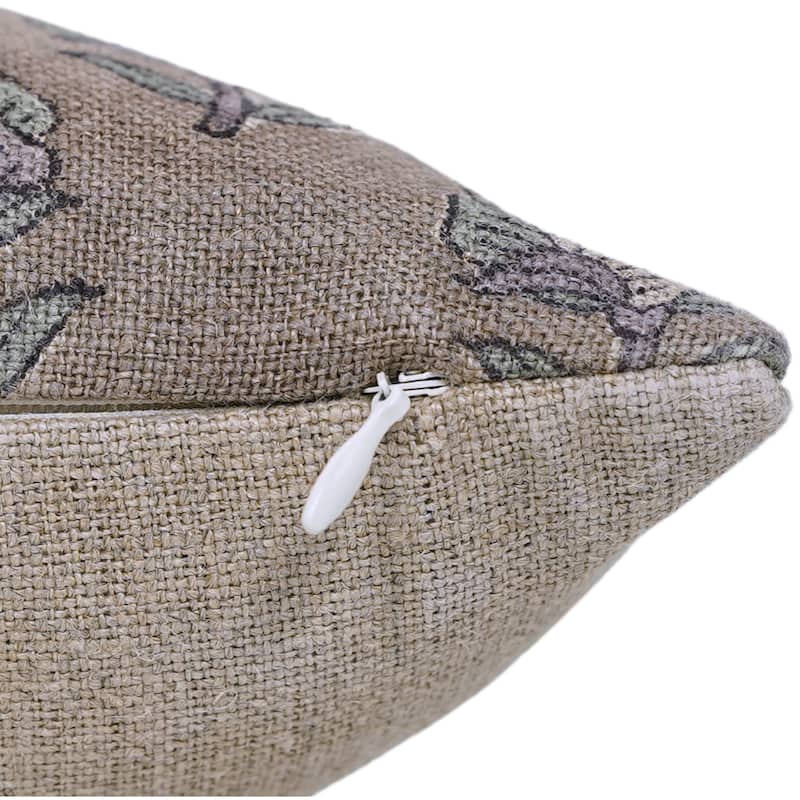 Linen Bohemian Block print pillow Cover Rohini