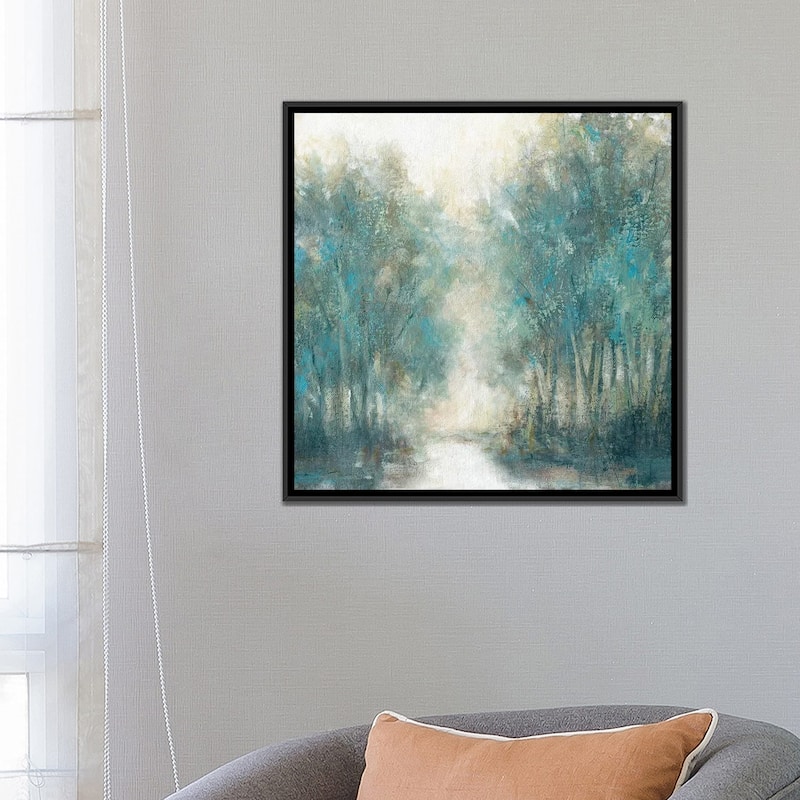 iCanvas "Lakeside Groves" by Carol Robinson Framed Canvas Print