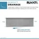 preview thumbnail 6 of 11, Ruvati 36-inch Workstation Slope Bottom Offset Drain Undermount 16 Gauge Kitchen Sink - RVH8596 - 36" x 19″