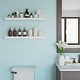 preview thumbnail 5 of 5, Wallniture Philly 31.5" Floating Shelves for Nursery Decor, White Bookshelf (Set of 2)