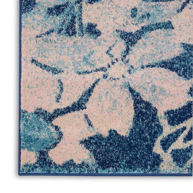 Nourison Tranquil Contemporary Abstract Floral Area Rug