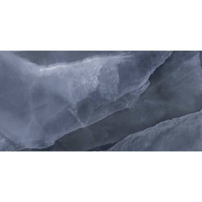The Tile Life Geo Lust 24x48 Blue Porcelain Floor & Wall Tile