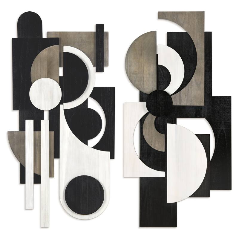 "Luminous Whisper & Dusk" Hand Made & Hand Finished Dimensional Solid Wood Wall Art
