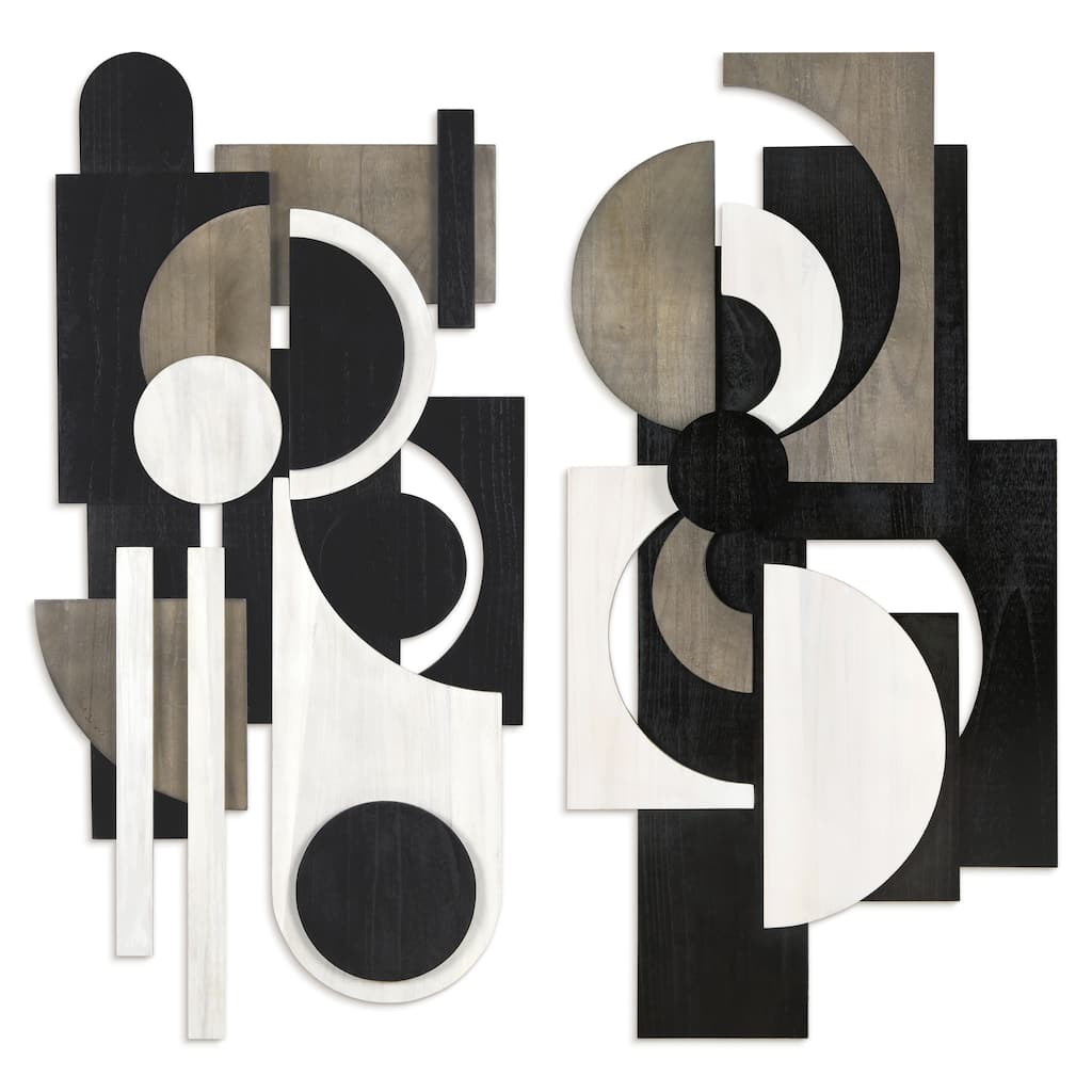"Luminous Whisper & Dusk" Hand Made & Hand Finished Dimensional Solid Wood Wall Art