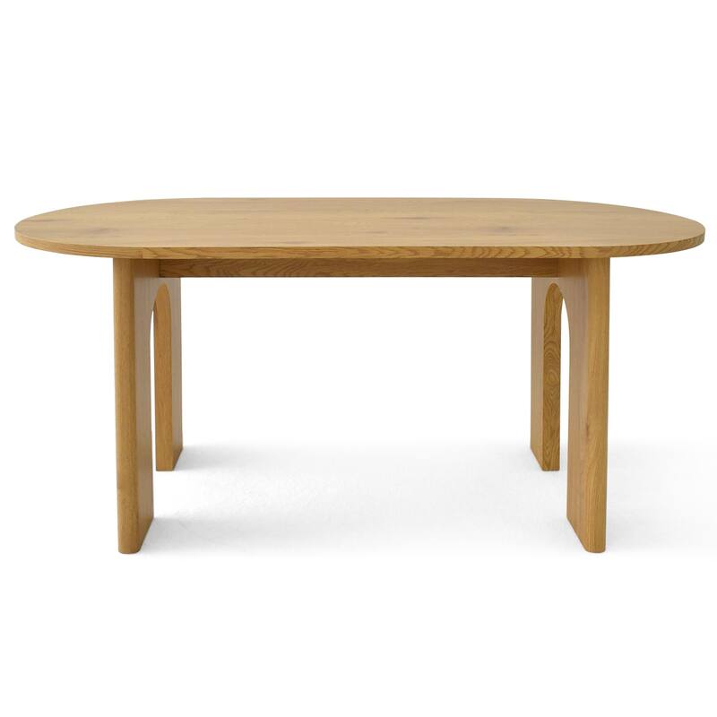 67" Pedestal Dining Table - Oak